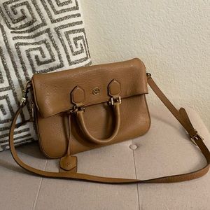 Tory Burch Robinson Fold-Over Messenger Bag